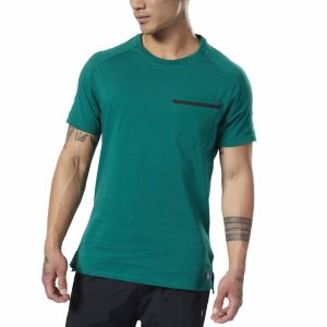 Reebok Training Supply Move T Shirt Herren - Grün - DE 264-JLC